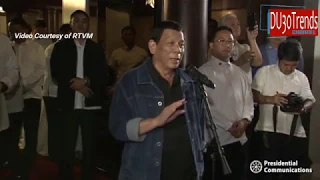 Pres. Duterte sinermunan at binantaan ng harapan ang mga pasaway na pulis
