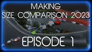 Making Size Comparison 2023 - Episode 1 (Blender Timelapse)