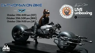 1/3 scale Catwoman on bike [Live Unboxing] | Queen Studios Collectibles