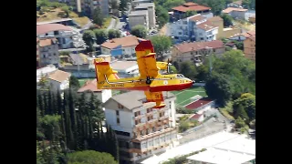 Italian Canadair CL-415 during operations in my city in 2017