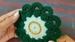 Worth Watching👉| DONT MISS IT😍,Beginners Must watch #crochê #crochet Tığ İşi sepetli Motif Modeli