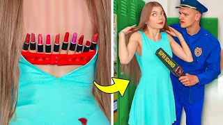 Weird Ways to Sneak Makeup! Sneak Anything Anywhere & Cool Makeup Ideas by Mr Degree