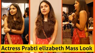 Actress Prapti Elizabeth Mass Look | Jan E Man Film Actress | Talks Let Me Talk