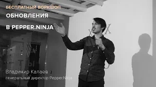 Вебинар на тему "Обновления в Pepper.Ninja"