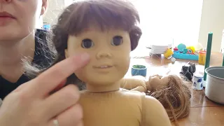 Restoring Historical Felicity and Samantha Dolls part 2