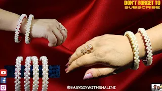 Really Beautiful ! Pearl Bangles | Pearl Jewellery | Pearl Jewelry | Pearls bracelet | Pearls | Moti