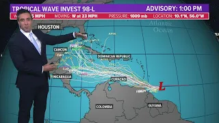 Tracking powerful Hurricane Fiona and new wave headed toward Caribbean