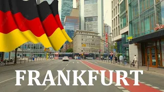 DRIVING in FRANKFURT AM MAIN, State of Hesse, GERMANY I 4K 60fps