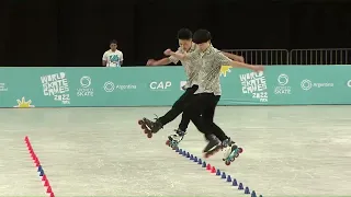 WSG 2022 pairs. Shibagaki Masayoshi and Shibagaki Taiki - Japan.