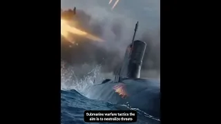 Hunter Killer, a missile is intercepted just before striking a submarine scene #hunterkiller #movie