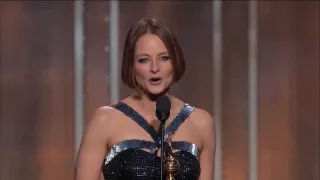 Jodie Foster Accepts Golden Globe