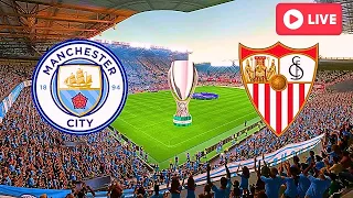 LIVE Manchester City vs Sevilla | UEFA Super Cup Final PC Gameplay PES eFootball 2023