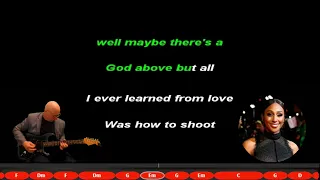 Alexandra Burke - Hallelujah - lyrics chords vocals