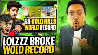 " 58 KILLS " LoLzZz Gaming EQUALS @NEONXPAWANOP HIGHEST KILL RECORD | @LoLzZzGaming GOD OF BGMI?