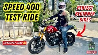 Triumph Speed 400 Review | Perfect FIRST Big Bike? | First Impression Test Ride