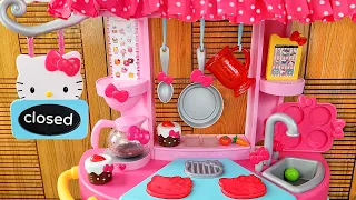 35 Minutes Satisfying with Unboxing Super Cute Hello Kitty Kitchen and Cafe 2in1| Cooking Game| ASMR