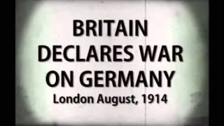 World War One: rare archive footage from the start of war in 1914