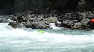 Kayaking the Rab Wave and Ubaye Raccourse