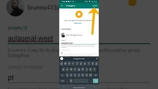 Como adicionar ID DialogFlow no whatsauto