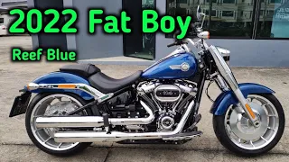 Fat Boy 2022 Reef Blue Walkaround Close up details