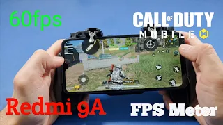 Xiaomi Redmi 9A Call of Duty Mobile 60fps Test with FPS Meter