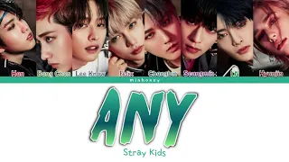 Stray Kids "아니 (Any)"  [Color Coded Lyrics Han/Rom/Eng]