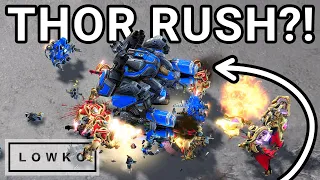 StarCraft 2: TRASH TALKING Cannon Rusher! (Viewer Games)