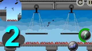 Stickman Parkour Ultimate Walkthrough Part 2 / Android Gameplay HD