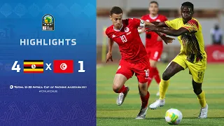 HIGHLIGHTS | Total AFCONU20​ 2021 | Semi Final 2: Uganda 4-1 Tunisia