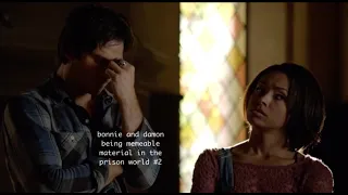 Bonnie And Damon being memeable material in the prison world for 3 mins gay ( part 2 ) [ + kai ]