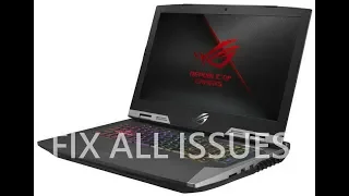 ASUS ROG G703GX Fix wireless webcam card reader bluetooth audio touchpad and Download