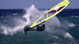 Marcilio Browne windsurfing during the winter of 2021