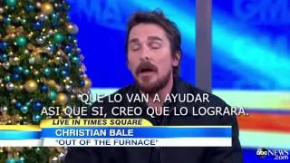 Christian Bale declara ser oyente de "Tarde con reptiles"