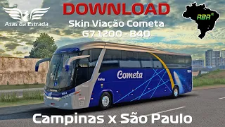 Download | Skin Cometa - G7 1200 B4D | Campinas x São Paulo - Mapa RBR