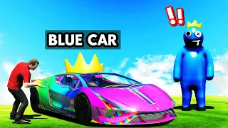 Stealing RAINBOW FRIENDS CARS In GTA 5