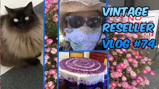 Vintage Reseller Vlog #74 - Sales Are Truckin' On and So Am I - Lots of Linens