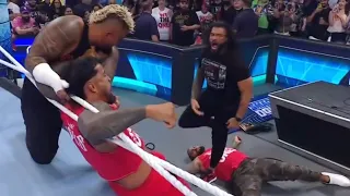 Roman Reigns & Solo Sikoa Destroys The Usos in Tribal Court WWE Smackdown 2023 Highlights