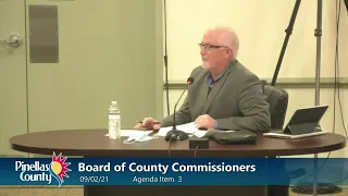 Board of County Commissioners Work Session/Agenda Briefing 9-2-21