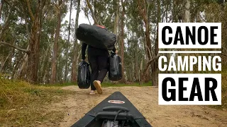 CANOE CAMPING GEAR I take on an expedition