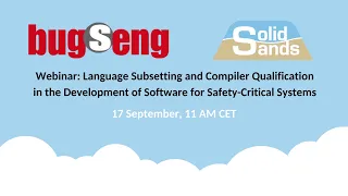 Language Subsetting and Compiler Qualification - Joint webinar with BUGSENG