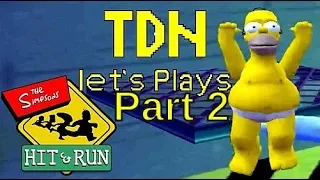 TDN's Childhood The Simpsons Hit And Run PC Part 2 - Cards and Rocket Cars