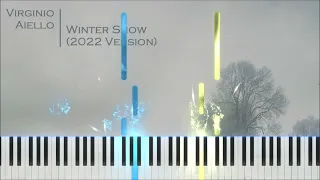 Virginio Aiello - Winter Snow (2022) - [Piano Tutorial] (Synthesia - SeeMusic)