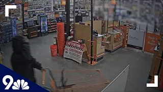 RAW: Suspect accused of robbing Home Depot