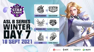 ASL B Series 2021 Winter W2D7 - Garena AOV Indonesia