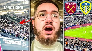 WEST HAM VS LEEDS UNITED | 2-3 | 5 GOAL THRILLER, FANS FIGHT & HARRISON HAT-TRICK!! - Matchday Vlog!