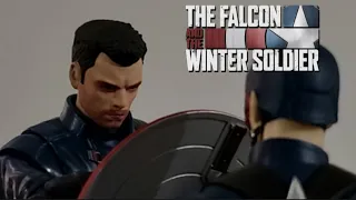 Falcon and the Winter Soldier vs John Walker stop motion