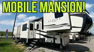 HUGE Luxury Fifth Wheel! Keystone Alpine front Kitchen! 3801FK