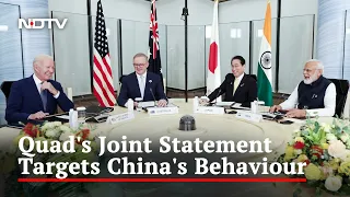 "We Strongly Oppose...": Quad Countries' Thinly Veiled Swipe At China