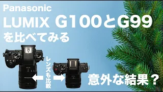 【意外な結果？】LUMIX G100とG99を比べてみる。２つのボディに標準レンズとライカ DG VARIO-ELMARIT 12-60mmを付けてみて画質比較#g100 #g99 #lumix