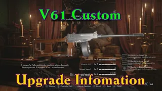V61 Custom Handgun All Stat Upgrades and How Many Lei Cost Full Infomation Resident Evil 8 Village